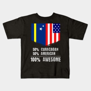 50% Curacaoan 50% American 100% Awesome Immigrant Kids T-Shirt